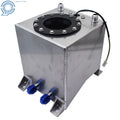 2.5 Gallon Fuel Cell Tank for Racing Drift (Polished Aluminum)