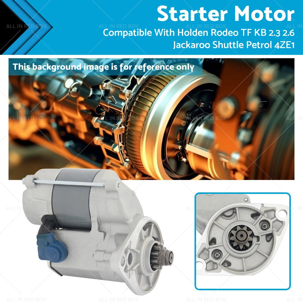 Starter Motor for Holden Rodeo TF KB 2.3 2.6 Jackaroo Shuttle (1982–1992)