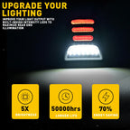 2X LED License Plate Light for Chevy Silverado GMC Sierra 1500 2500