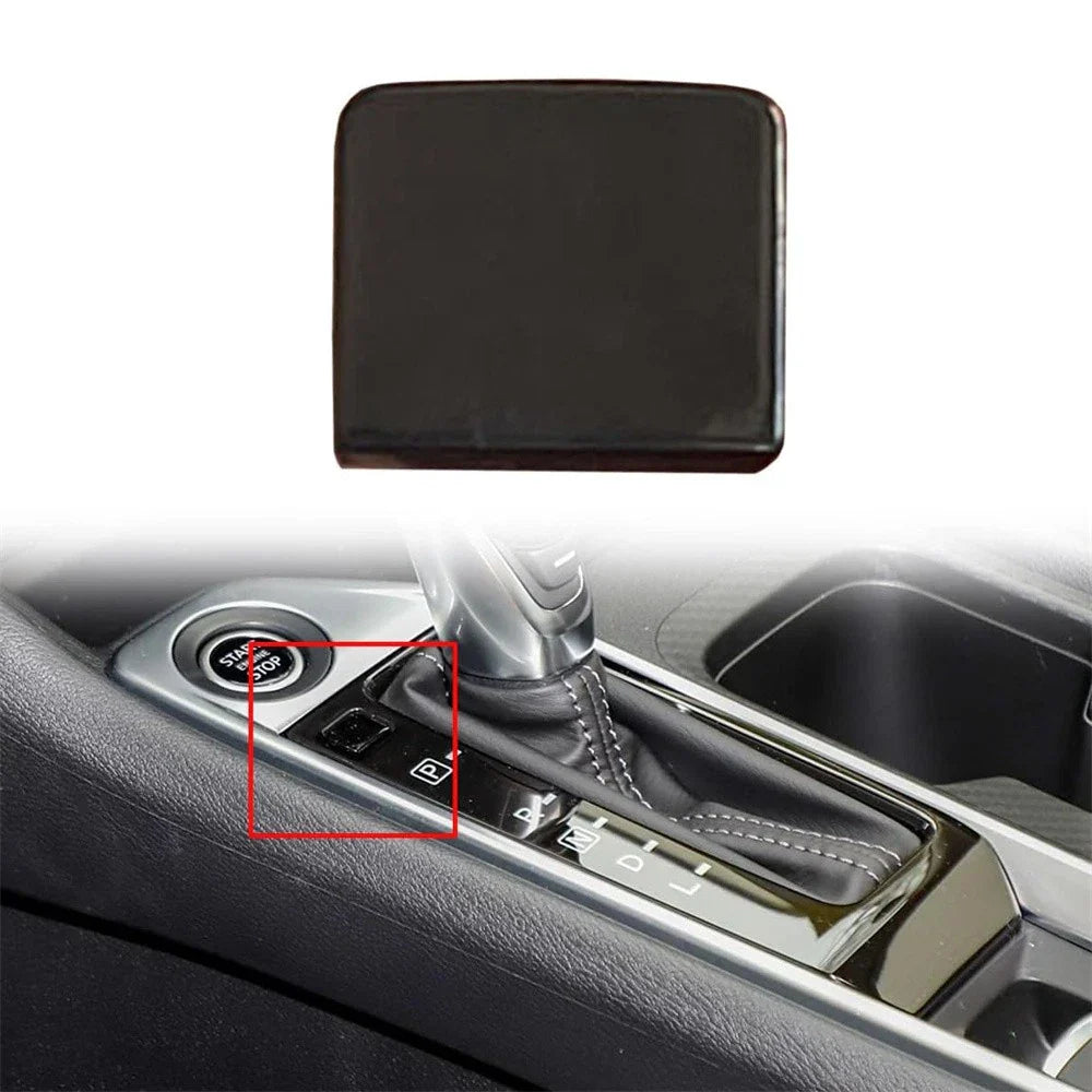 Black Gear Shift Lock Release Button Cap Cover for Nissan Sentra (2020-2024)