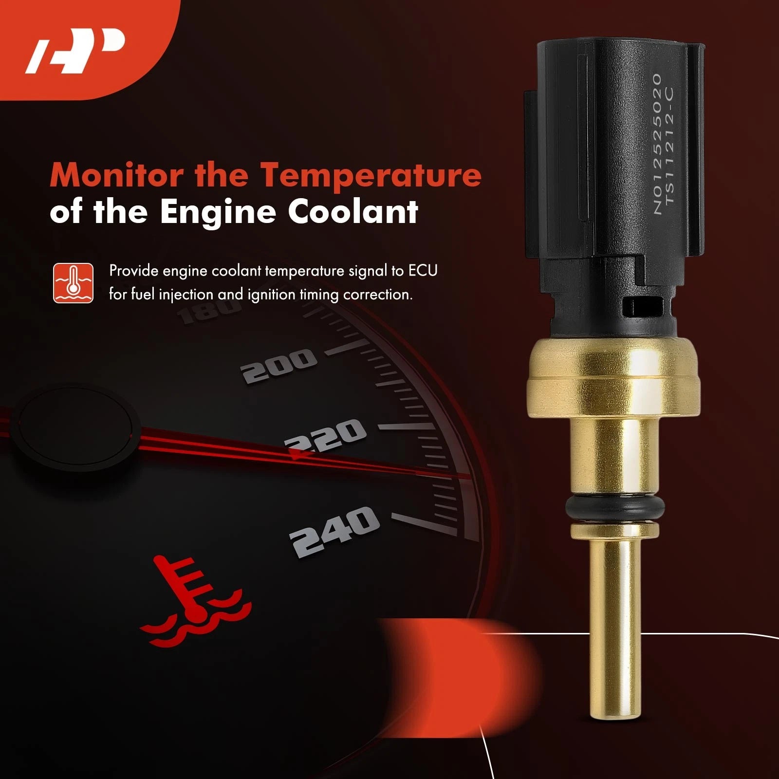 Engine Coolant Temperature Sensor for Toyota Camry (2018–2024)