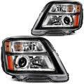 2Pcs Headlights with Bulbs for GMC Terrain (2016–2017) Black Housing