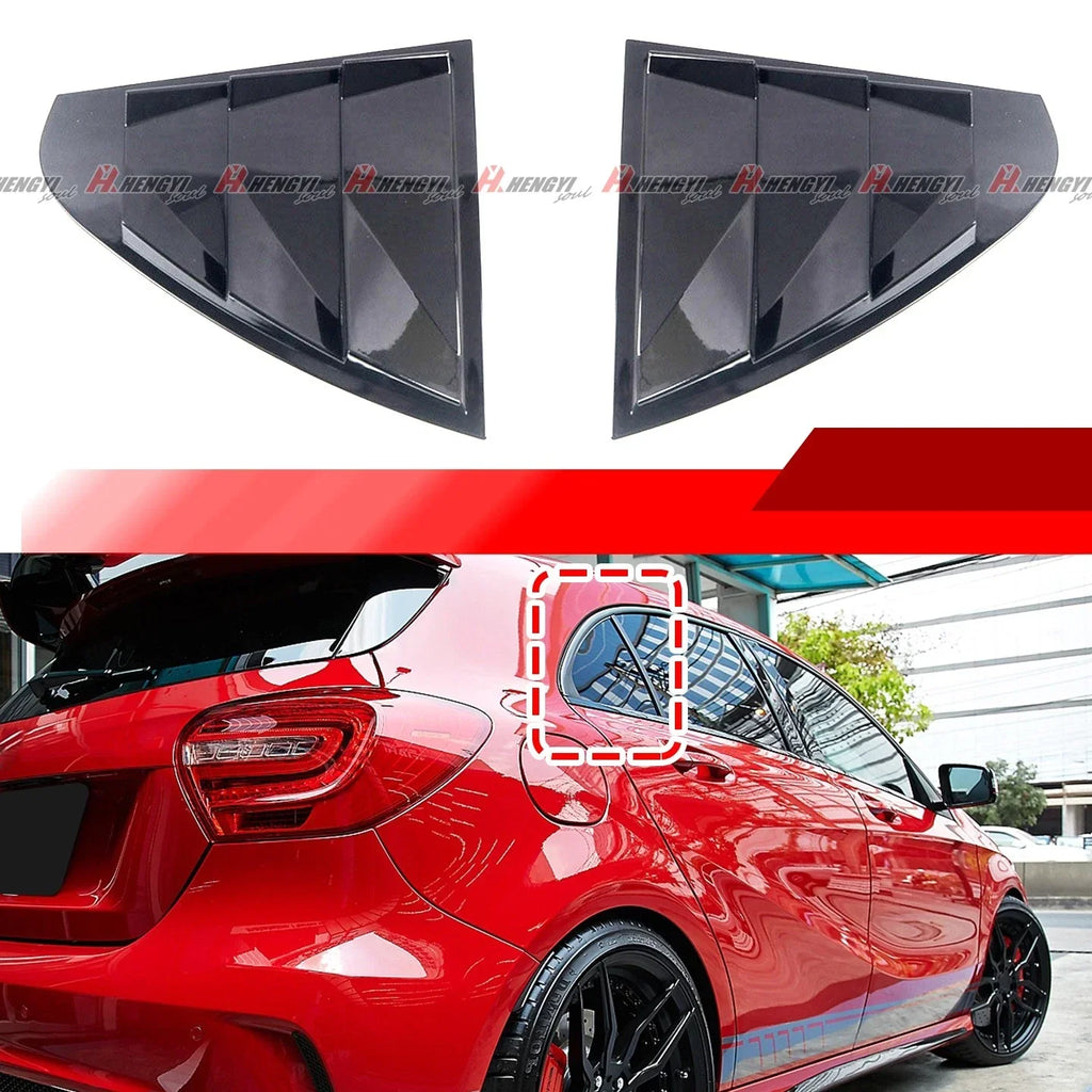 Rear Window Louvers Shutters Cover for Mercedes A Class W176 (2013–2018)