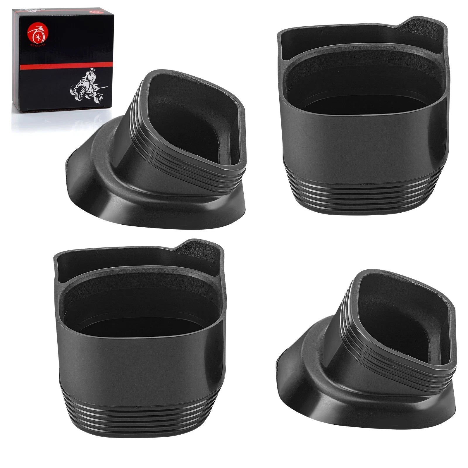 Ram Air Intake Duct Rubber Boots for Suzuki GSXR 600 & 750 (1997-2000)