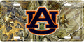 Camo License Plate for Auburn Car Truck (Auburn Tigers)