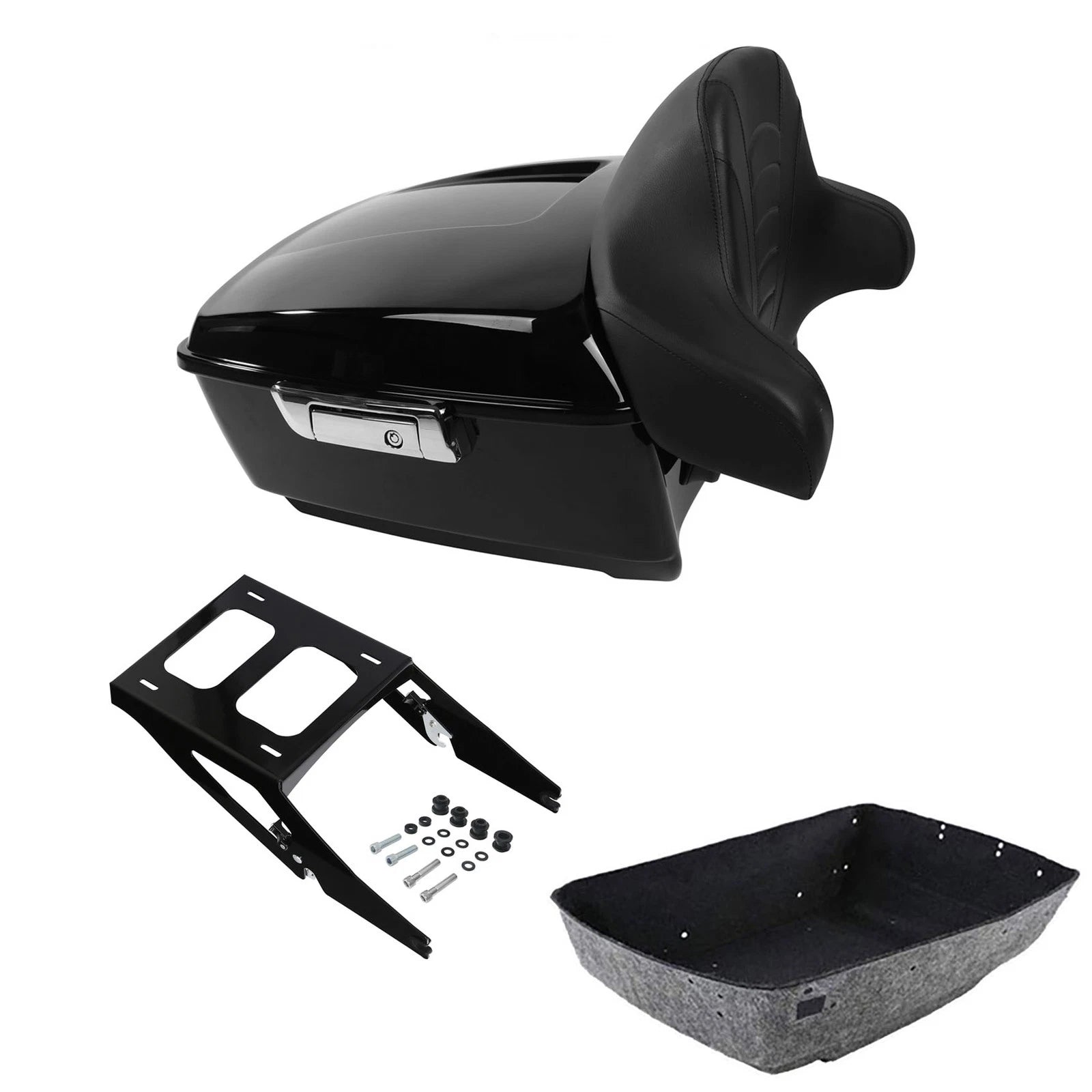 Trunk Luggage Backrest Mount Rack for Harley Sport Glide (2018–2021)