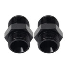 2Pcs AN10 Flare to 8AN ORB Male Fitting Adapter for Universal