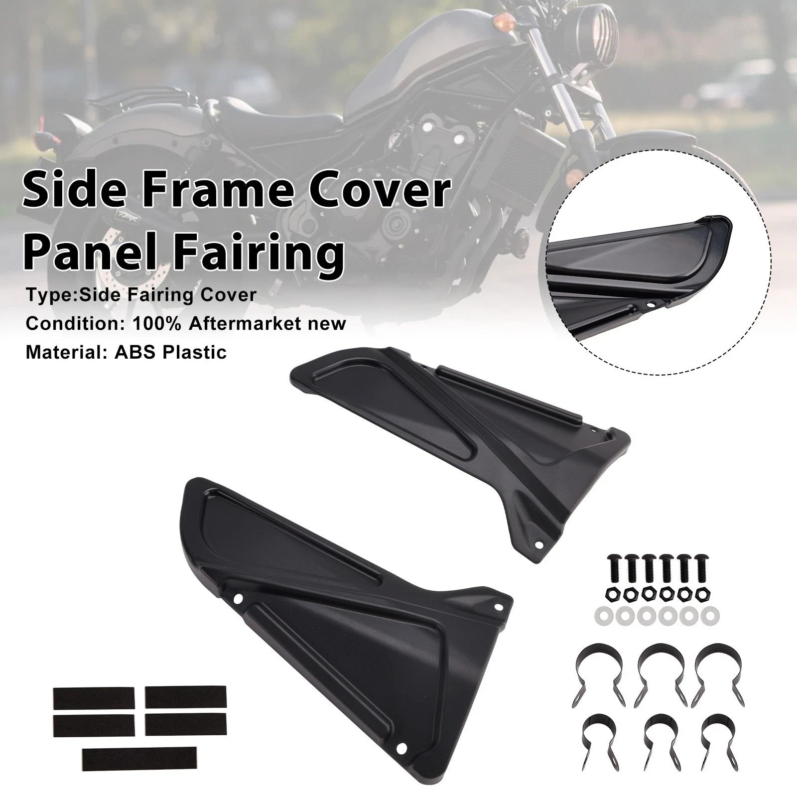 Side Frame Cover Panel for Honda Rebel CMX 250 300 500 (2017–2022)
