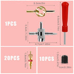 33pcs Tyre Valve Repair Tool Set for Cars (Universal)