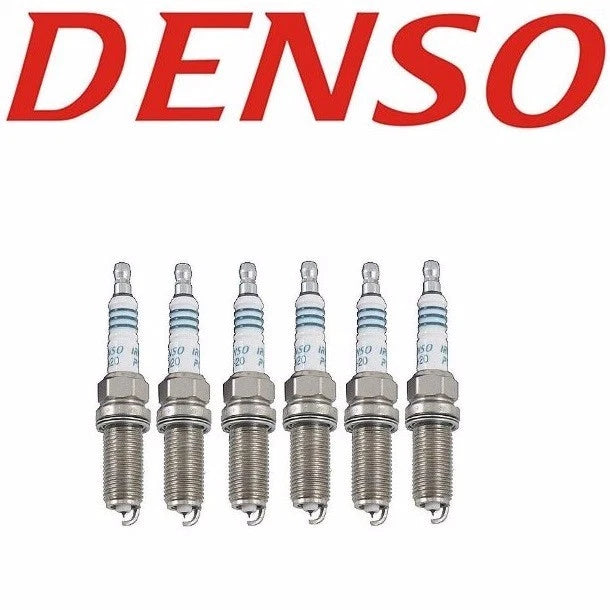 Set of 6 Denso Iridium Power IKH20-5344 Spark Plugs for BMW