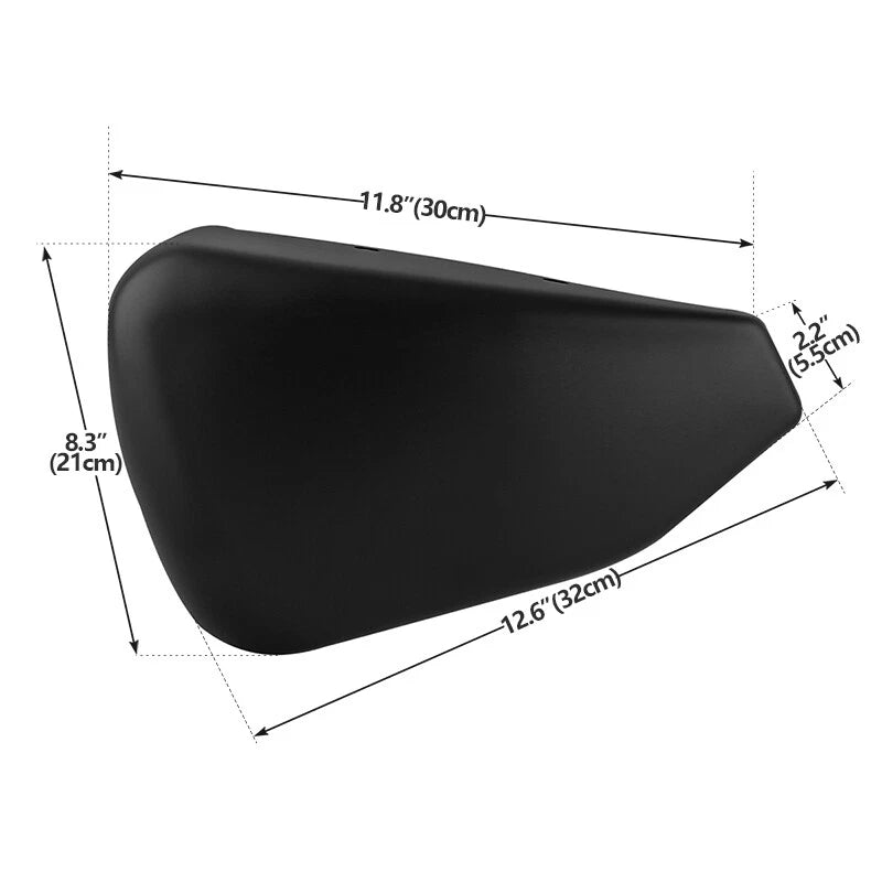 Left Battery Cover for Harley Sportster 883 1200 (2014–2021) Matte/Gloss Black