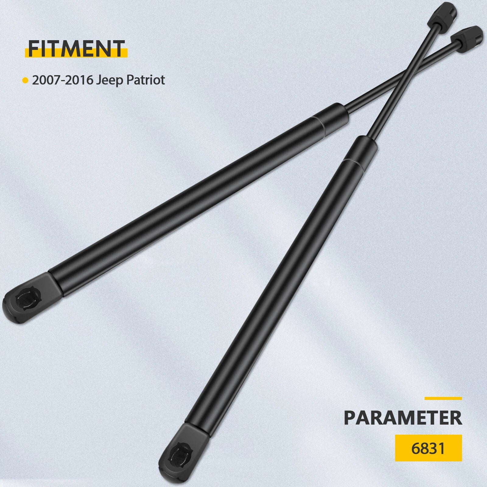 2Pcs Rear Tailgate Lift Supports for Jeep Patriot (2007–2016)