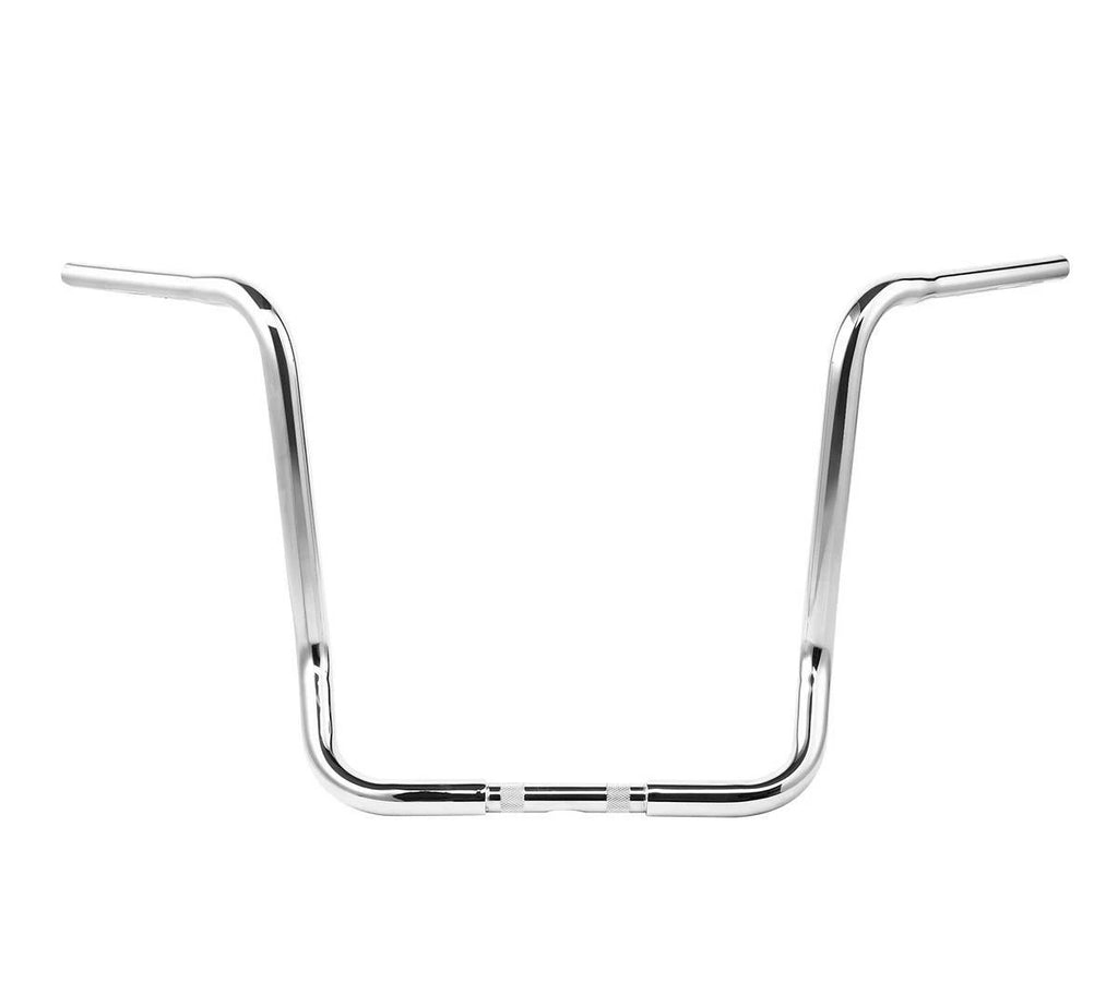 Chrome 19" Rise 1-1/4" Hanger Handlebar for Harley Electra Glide (1982–2024)