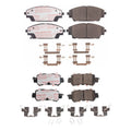 PowerStop Front & Rear Carbon Fiber Disc Brake Pads Kit for Mazda CX-3 (2016–2021)