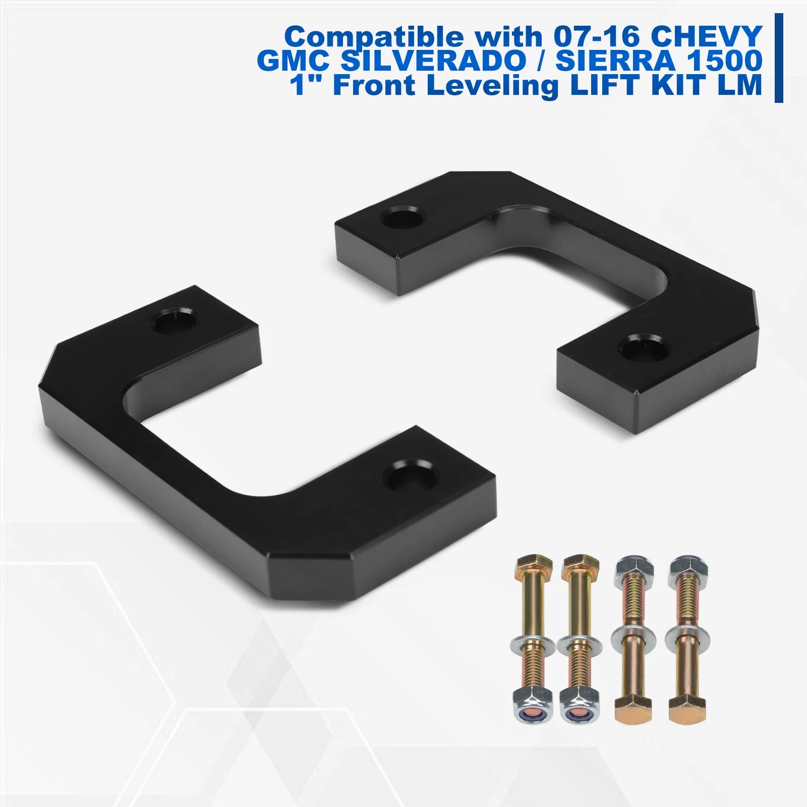 1" Leveling Front Low Mount Lift Kit Spacers for Silverado Sierra 1500 (2007–2022)