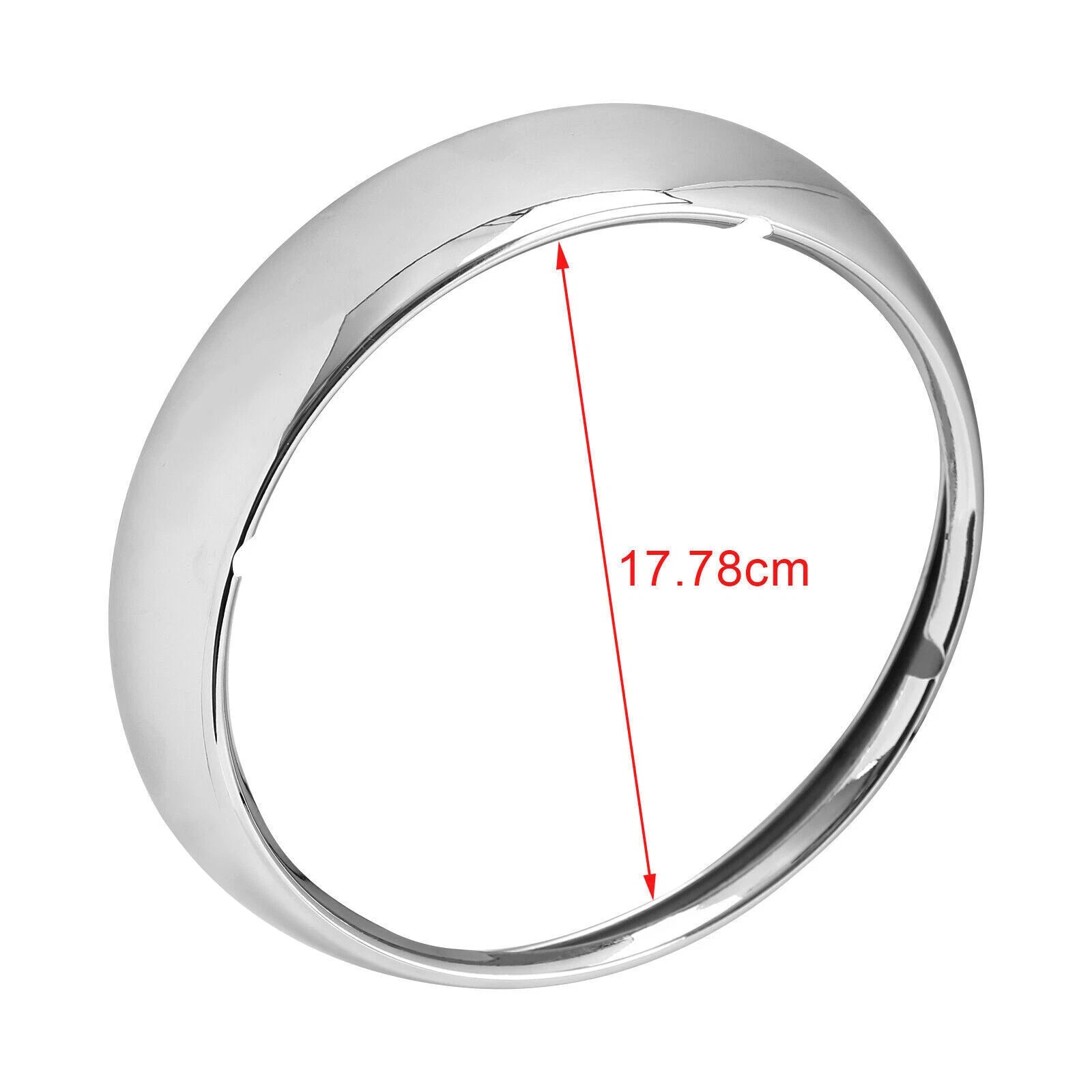 7" Chrome Headlight Trim Ring Cover for Harley Touring Road King (1983) 67712-83A T9