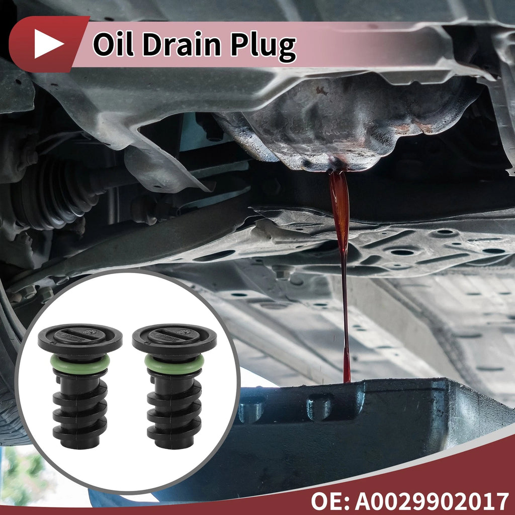 Set of 1 Rubber Oil Drain Plug for Mercedes-Benz C63 AMG (2016–2018) No.A0029902017