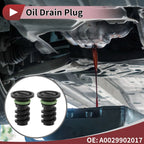 Set of 1 Rubber Oil Drain Plug for Mercedes-Benz C63 AMG (2016–2018) No.A0029902017
