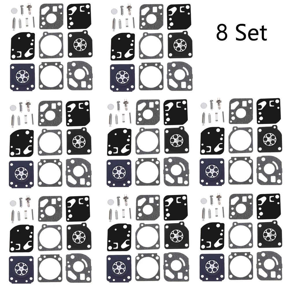 Set of 8 Carburetor Diaphragm Kit for ZAMA RB-29 RB29 C1U