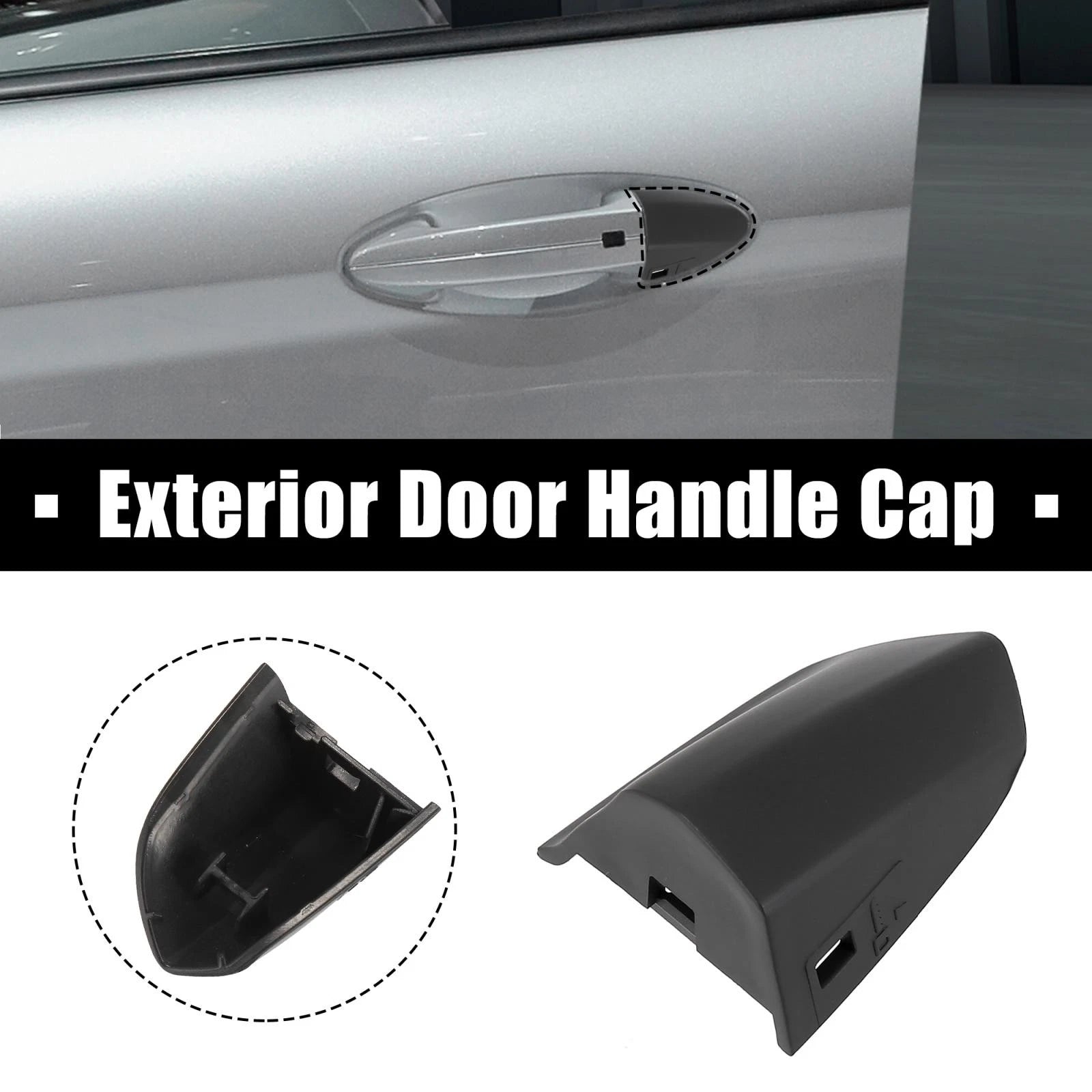 Door Trim Cover for Ford Mustang (2015–2020) - Dark Gray