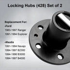 2X Spline Locking Hubs for Ford Ranger Explorer Mazda Navajo B2300 B3000 (1983–1997)