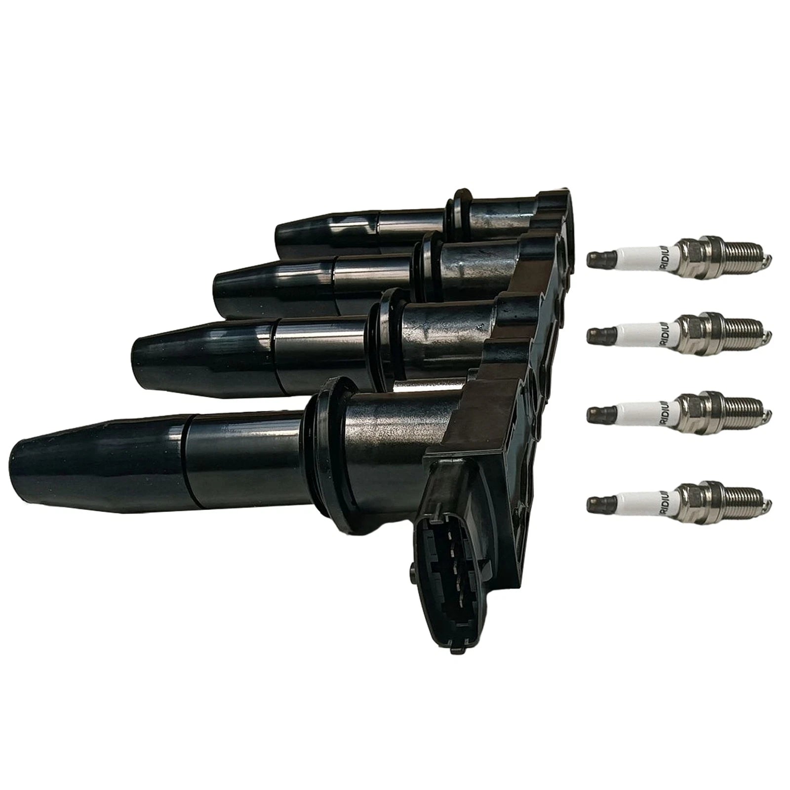 Set of 4 Spark Plugs & Ignition Coil for Saturn Astra (2007–2009)