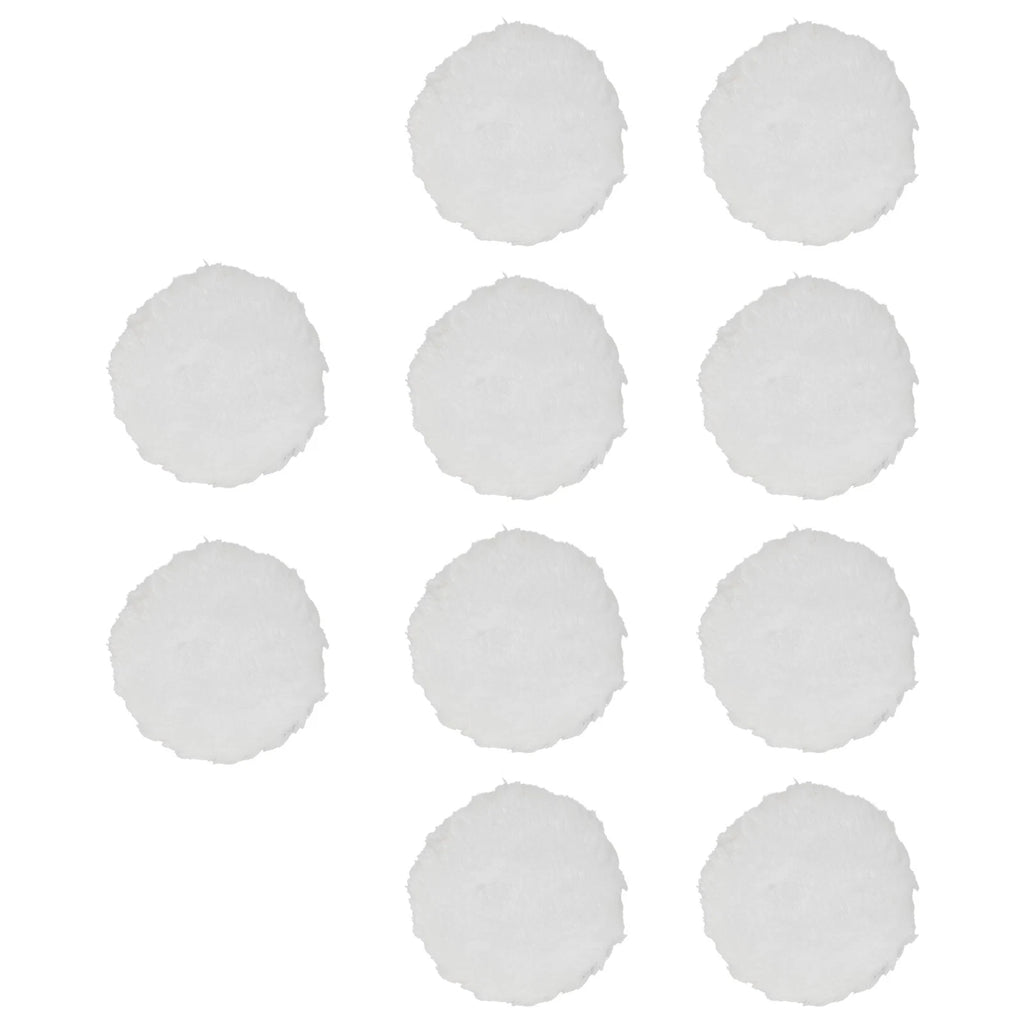 10pcs Wool Buffing Pads for Polishing and Cutting (3 Inch)