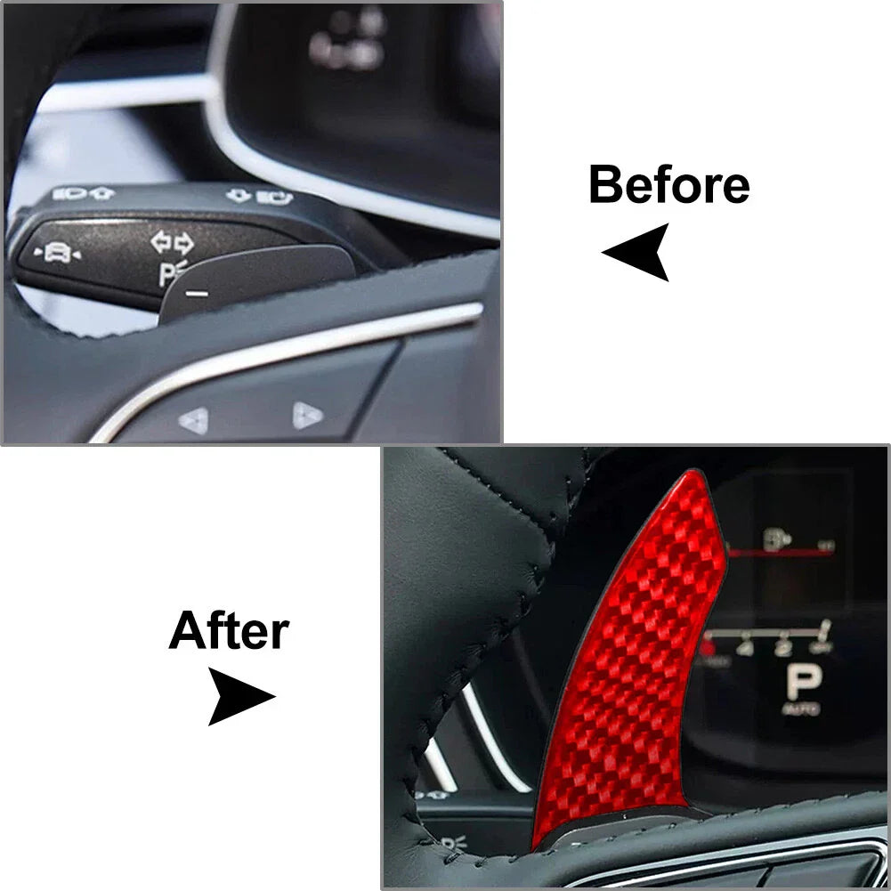 Steering Wheel Shift Paddle Extensions for Audi A3 A4 A5 A6 A7 A8 Q5 Q7 S3 S5