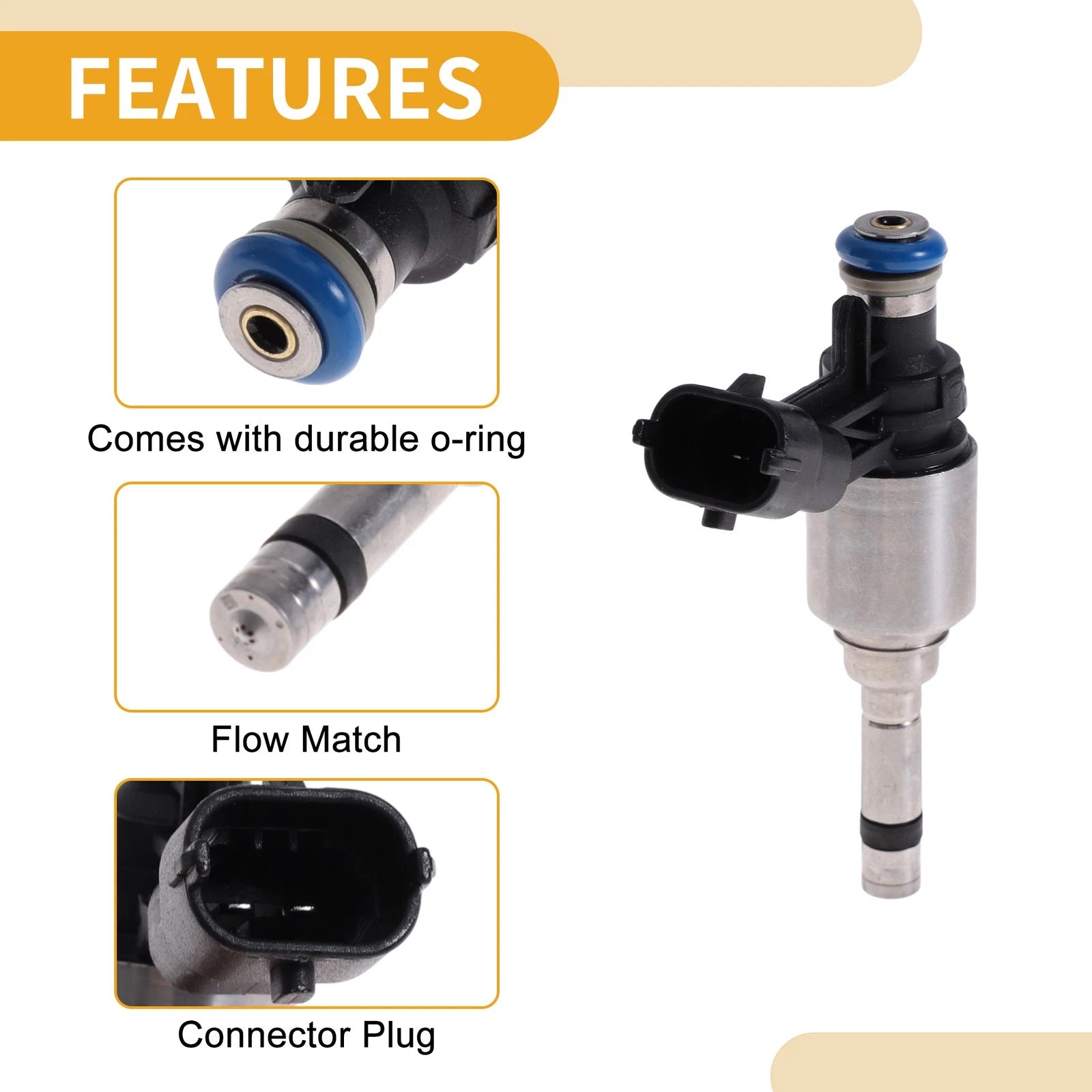 1 Pcs Fuel Injector 35310-2B130 for Hyundai Accent (2012–2014)