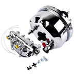 7" Power Brake Booster & Bail Top Master Cylinder for Hot Rod (Custom)