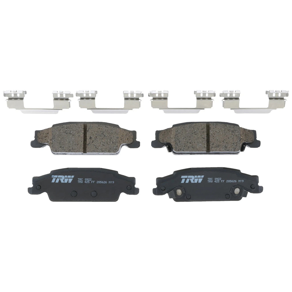 Set of 4 Disc Brake Pads for Pontiac Grand Prix (2005–2008)