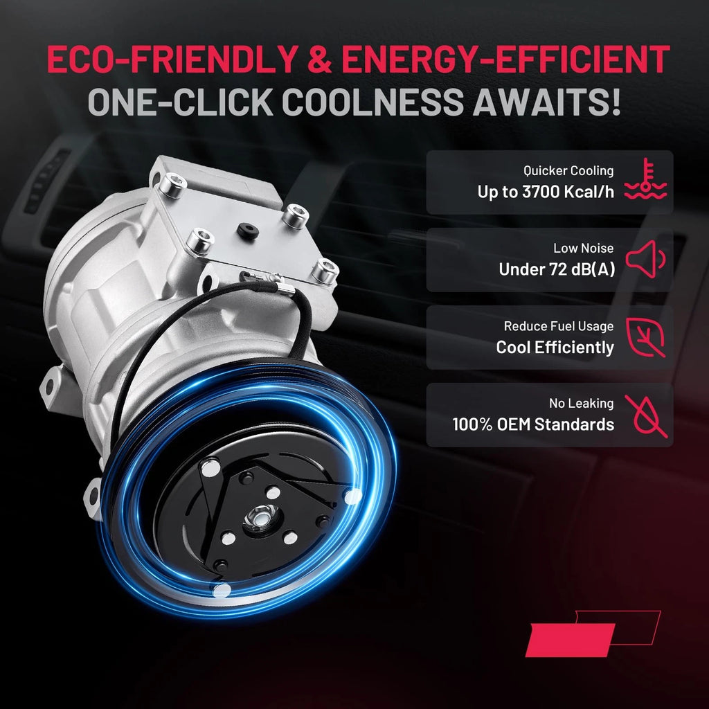 A/C Compressor with Clutch for Acura Legend RL (1991–2004)