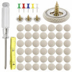 60Pcs Roof Liner Repair Button Pins Kit for Universal Vehicles (All Years)