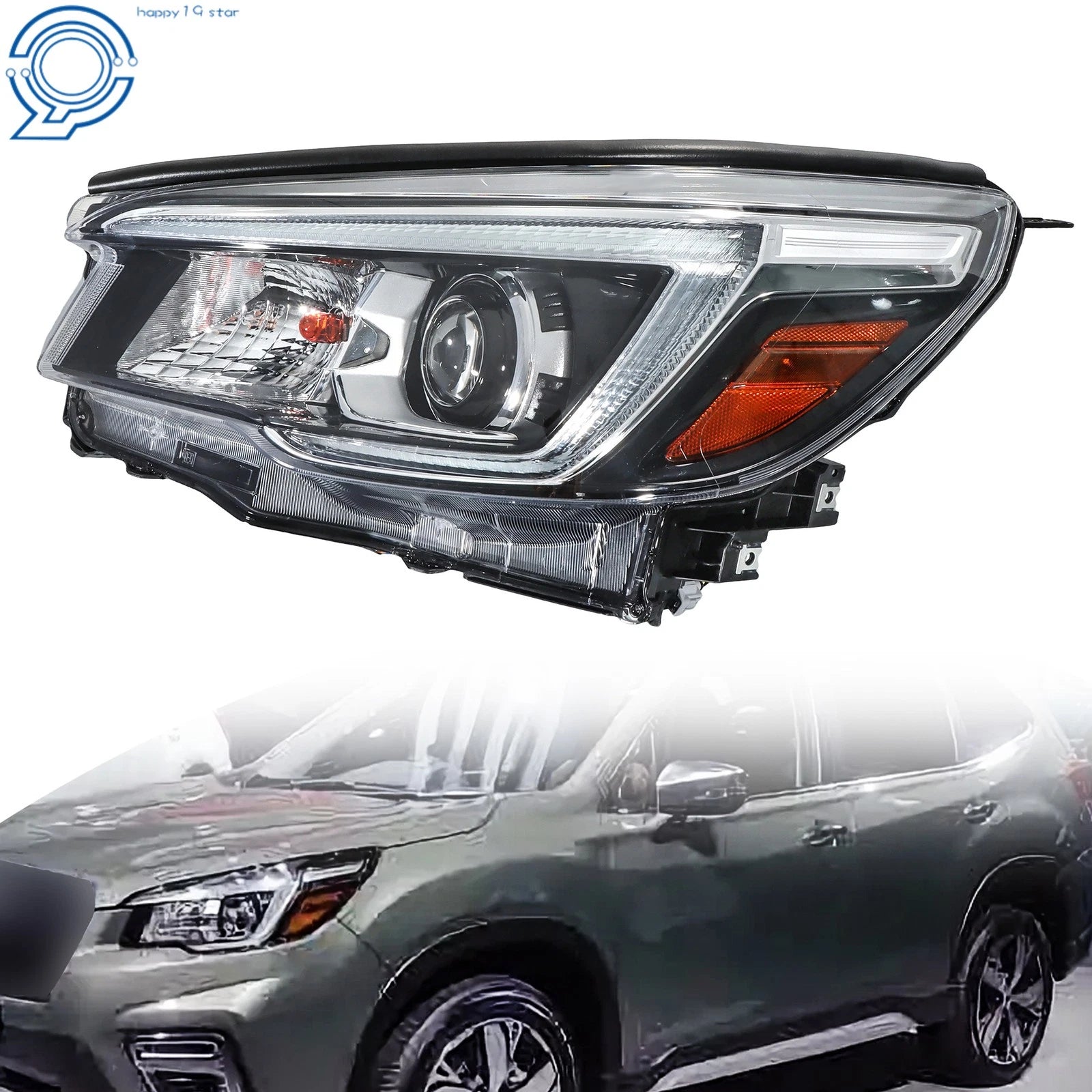 LED Headlight w/AFS & Halogen Turn Signal for Subaru Forester (2019–2020)