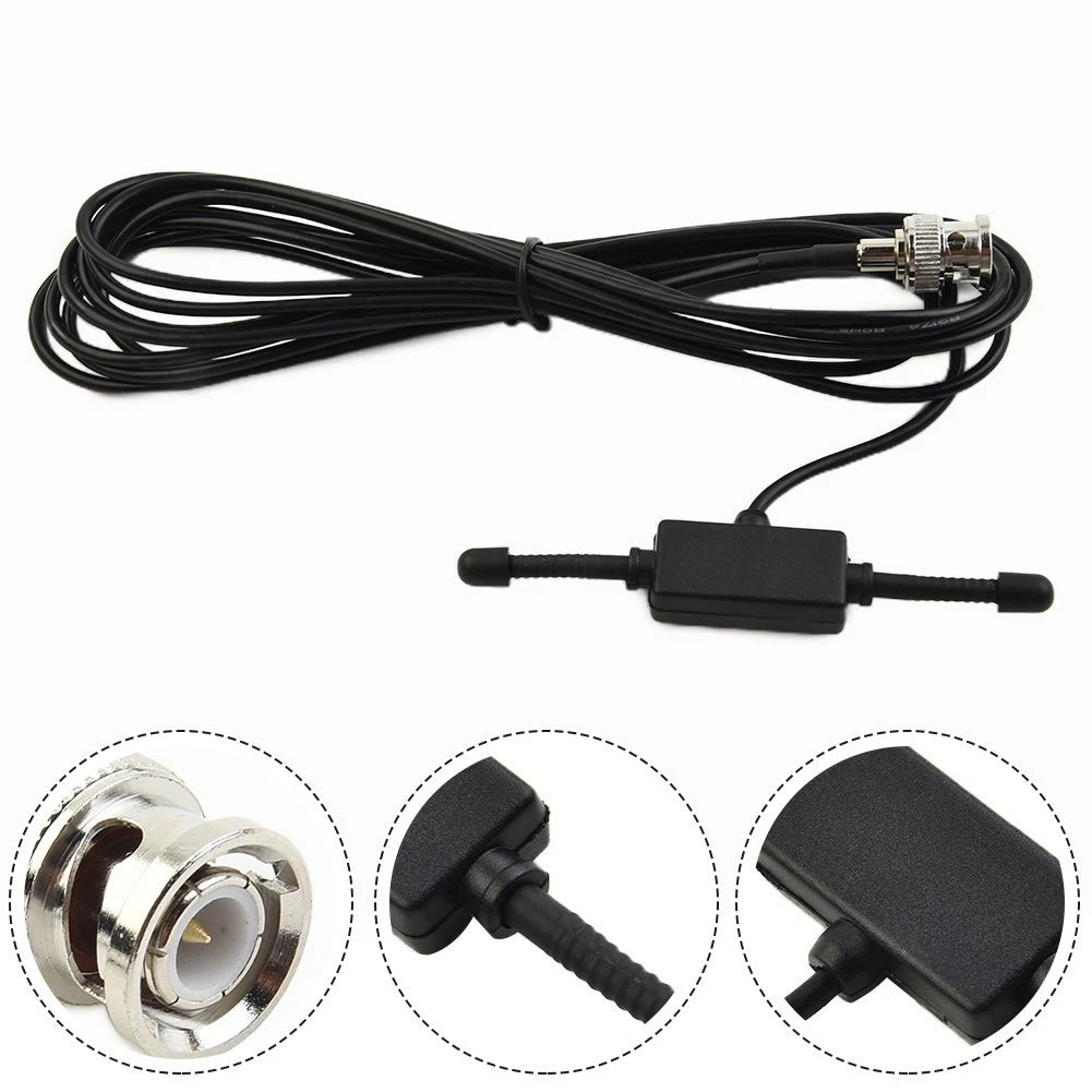 BNC Male Mount Dipole Antenna for VHF UHF (25MHz - 1200MHz) 3dBi