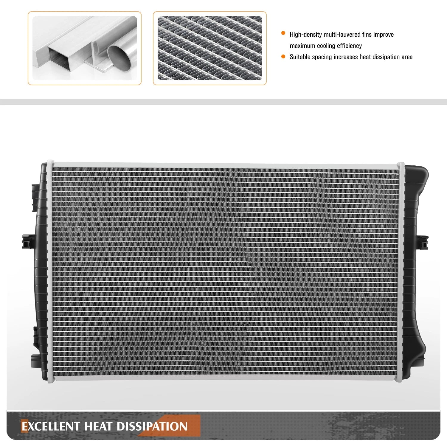 Cooling Radiator DPI-13517 for VW Golf 2.0L Diesel (2015–2019)