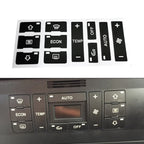 A/C Button Repair Sticker for Car (Black Overlay)