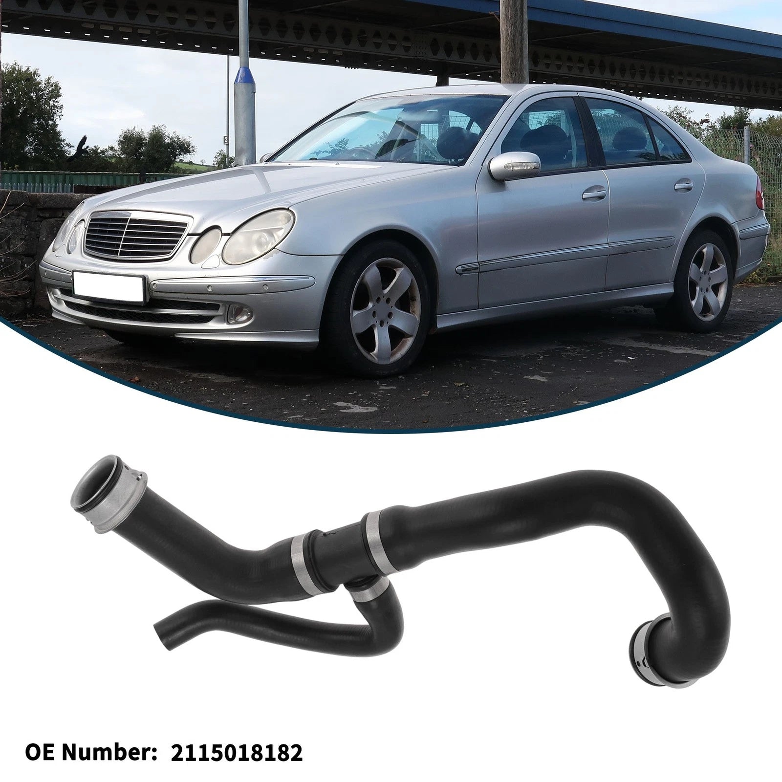 Radiator Hose for Mercedes-Benz E-Klasse W211 (2003–2009) No. 2115018182