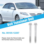 2X M12x1.5mm Pulley Tensioner Bolts for Toyota Corolla (1998–2008)
