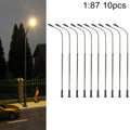 10Pcs Light Model Street Lights for OO HO Scale (10.8cm 4.25'')