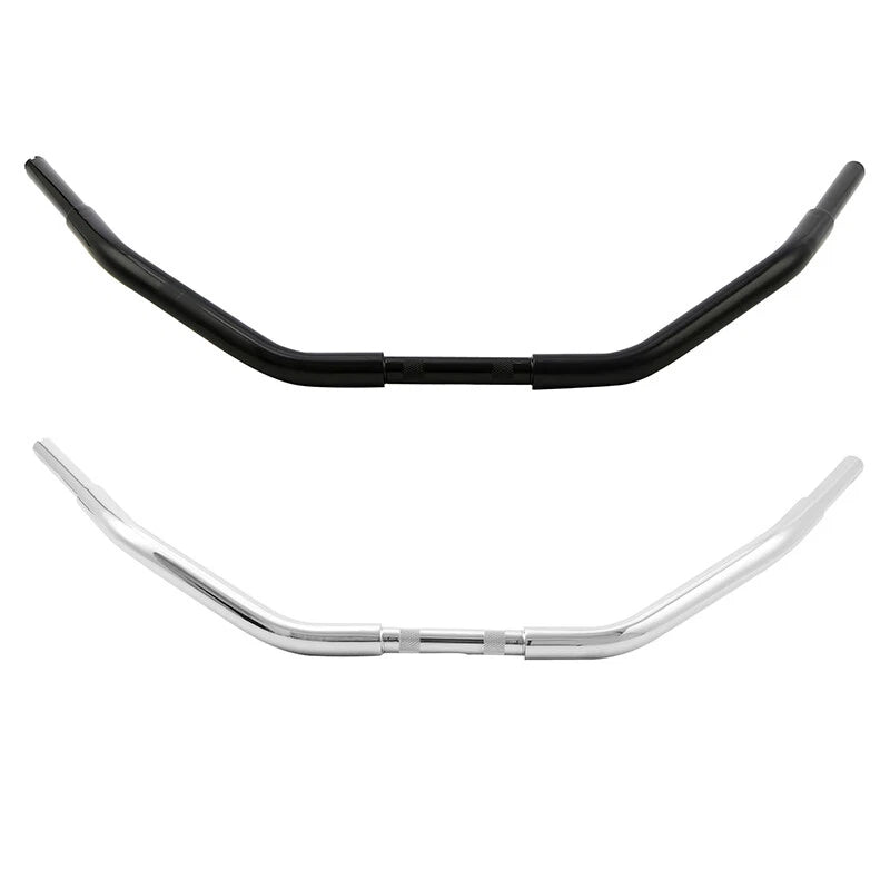 3.5" Rise Handlebar for Harley Softail Dyna Low Rider Black/Chrome