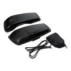 Saddlebag Lids with Speaker Cutouts for Harley Touring Road King Glide (2014–2023)