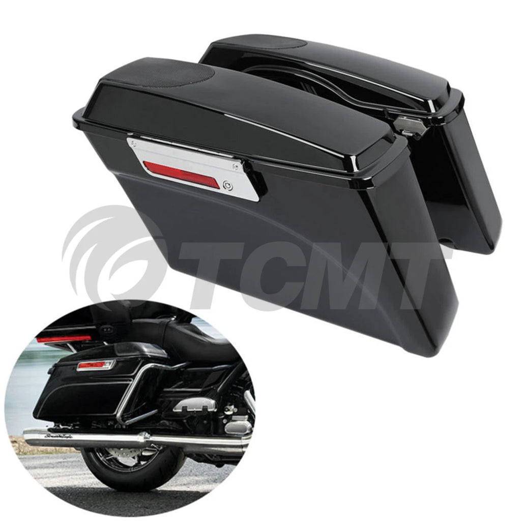 Hard Saddlebag with 5x7" Speakers for Harley Touring Street Glide (1994–2013)