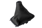 Leather Manual Shift Boot Cover for Nissan Skyline R32 (1989–1993) Gray Stitch