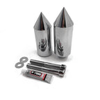 Chrome Spike Frame Slider Crash Protector for Yamaha YZF R1 (2002–2003)