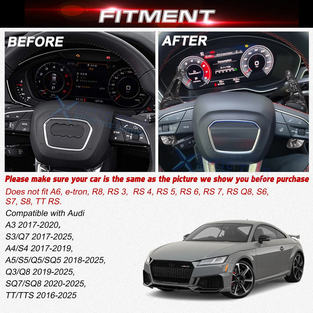 Extended Shift Decor Trim for Audi S3 Q7 (2017-2025)