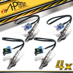 Set of 4 Oxygen Sensors for Chevy Silverado 3500 HD (2007–2019)