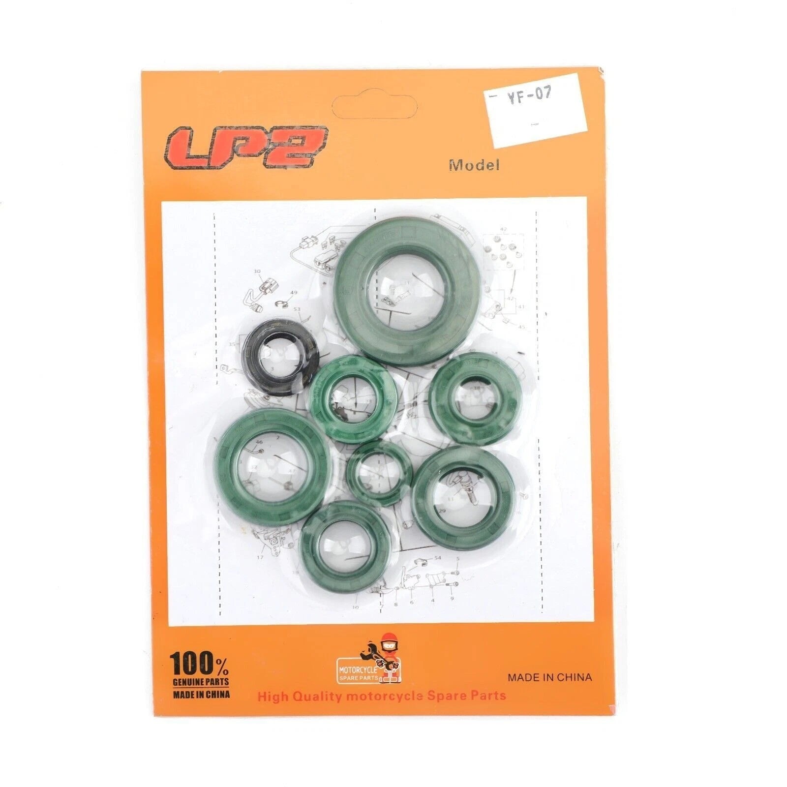 8X Engine Oil Seal Kit for Honda CR80R (1986–2002), CR85R (2003–2007)