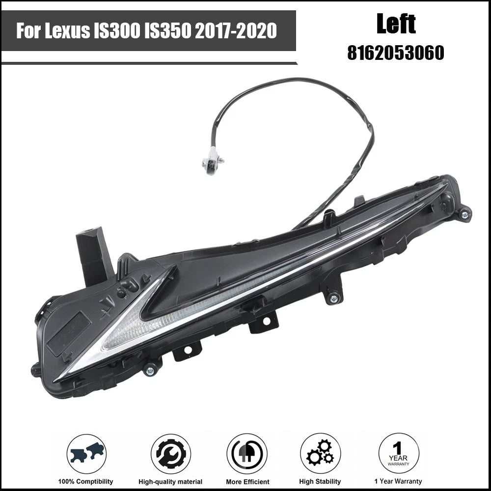 Left Side DRL Daytime Running Light for Lexus IS300 IS350 (2017–2020)