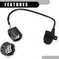 Rear View Backup Camera for Ram 1500 2500 3500 (2010) - Plastic Black